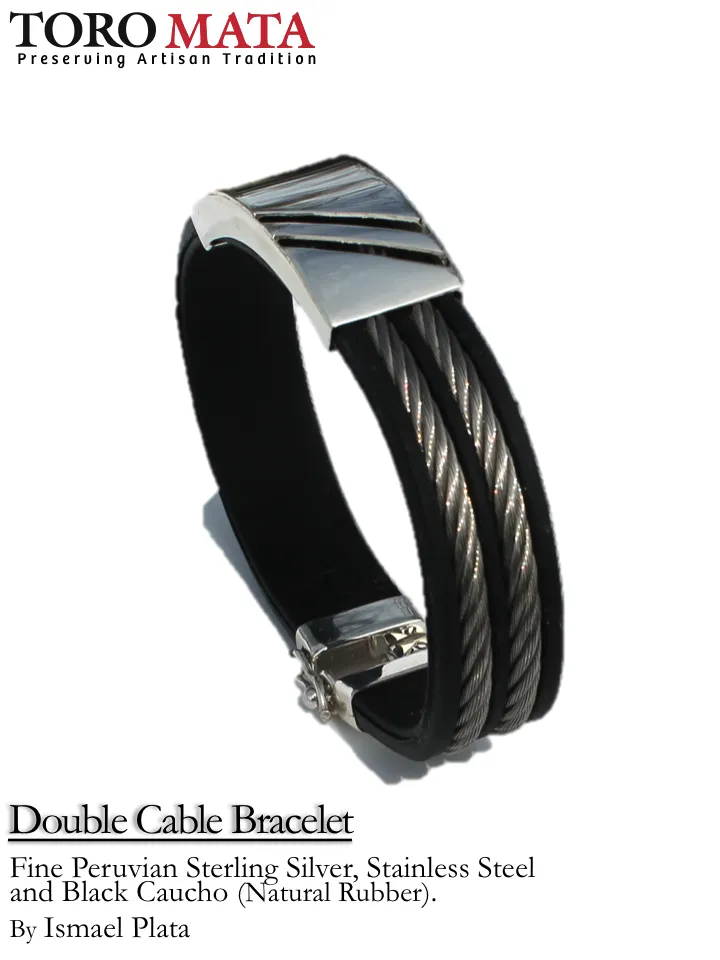 Double Cable Bracelet