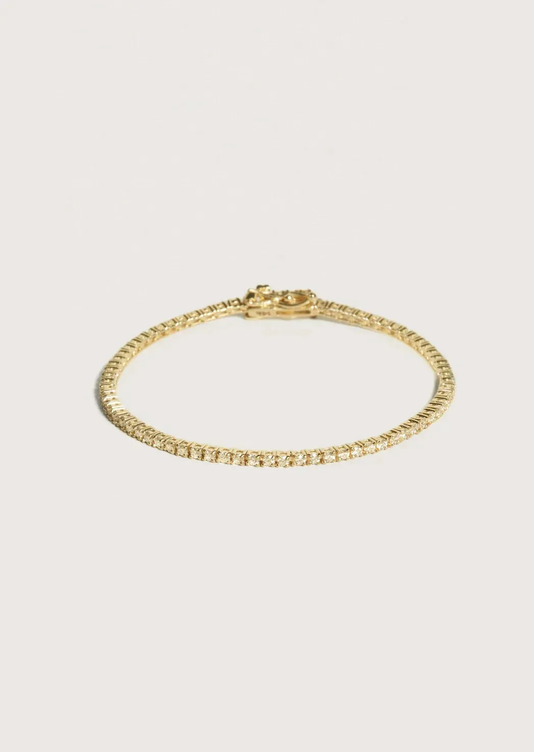 Genoveva 5MM 4 Prong Round Moissanite Tennis Bracelet